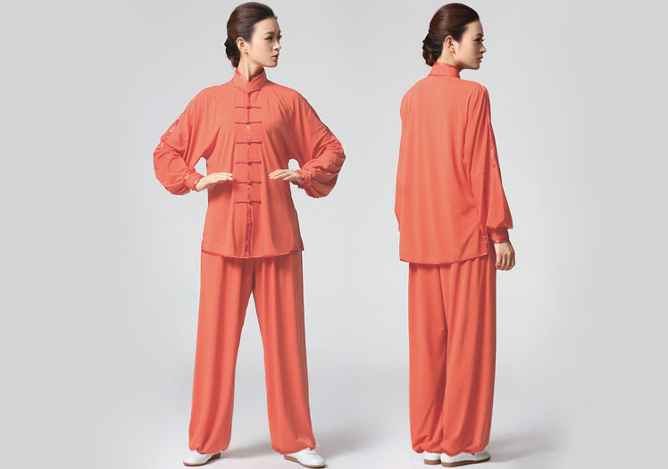 Tai Chi Clothing Set Casual Style White Detail image